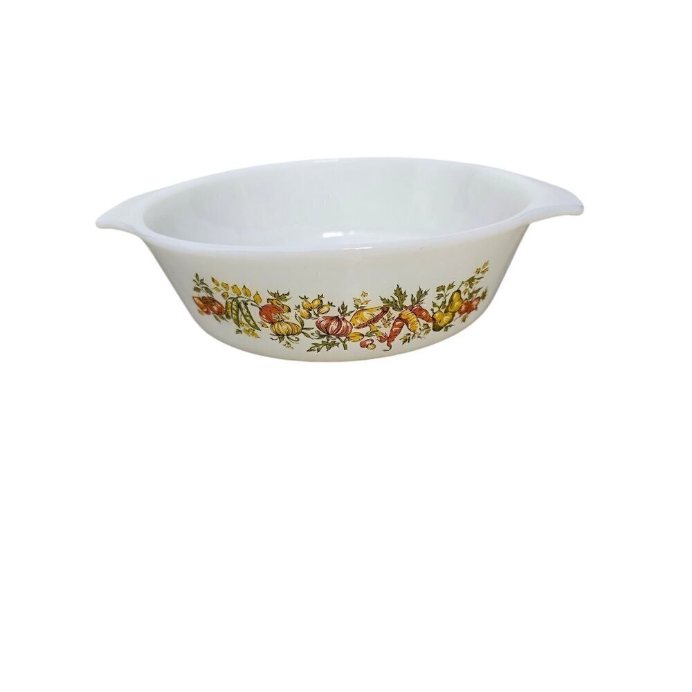 Vintage Fire King Anchor Hocking Spice of Life Oval Baking Casserole Dish
